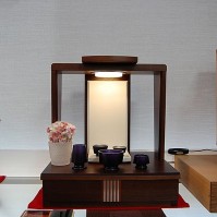 2. ウォールナット 手元供養仏壇
