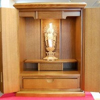 7. タモ材上置き型仏壇